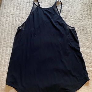 Navy lululemon strappy back tank size 10